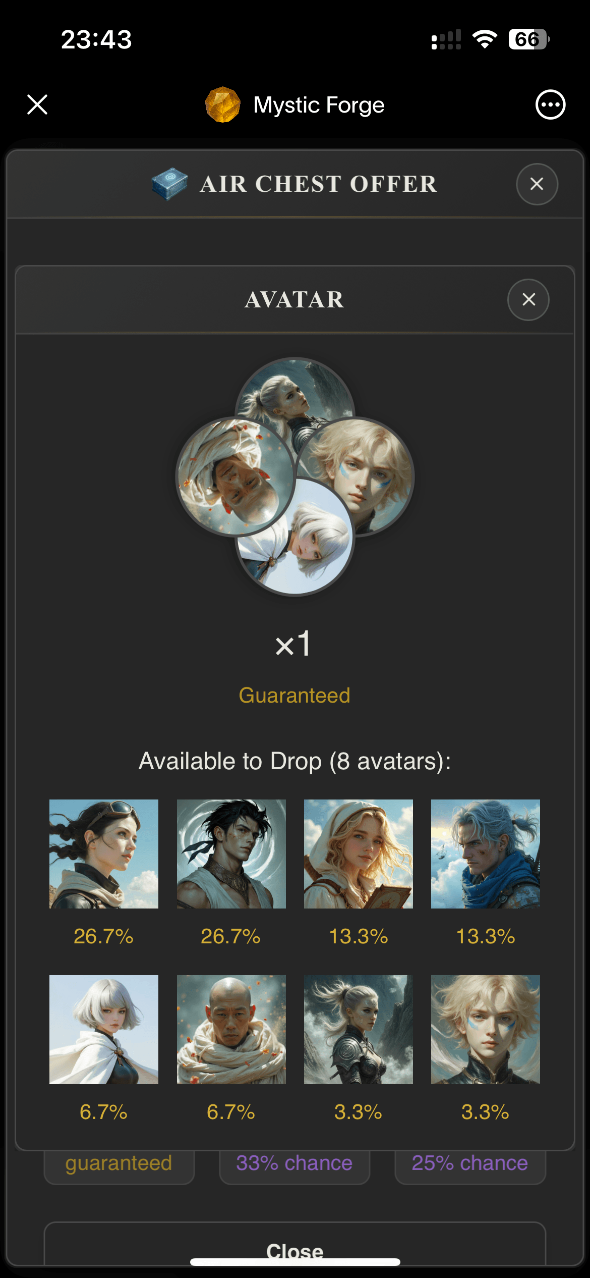 Air avatars