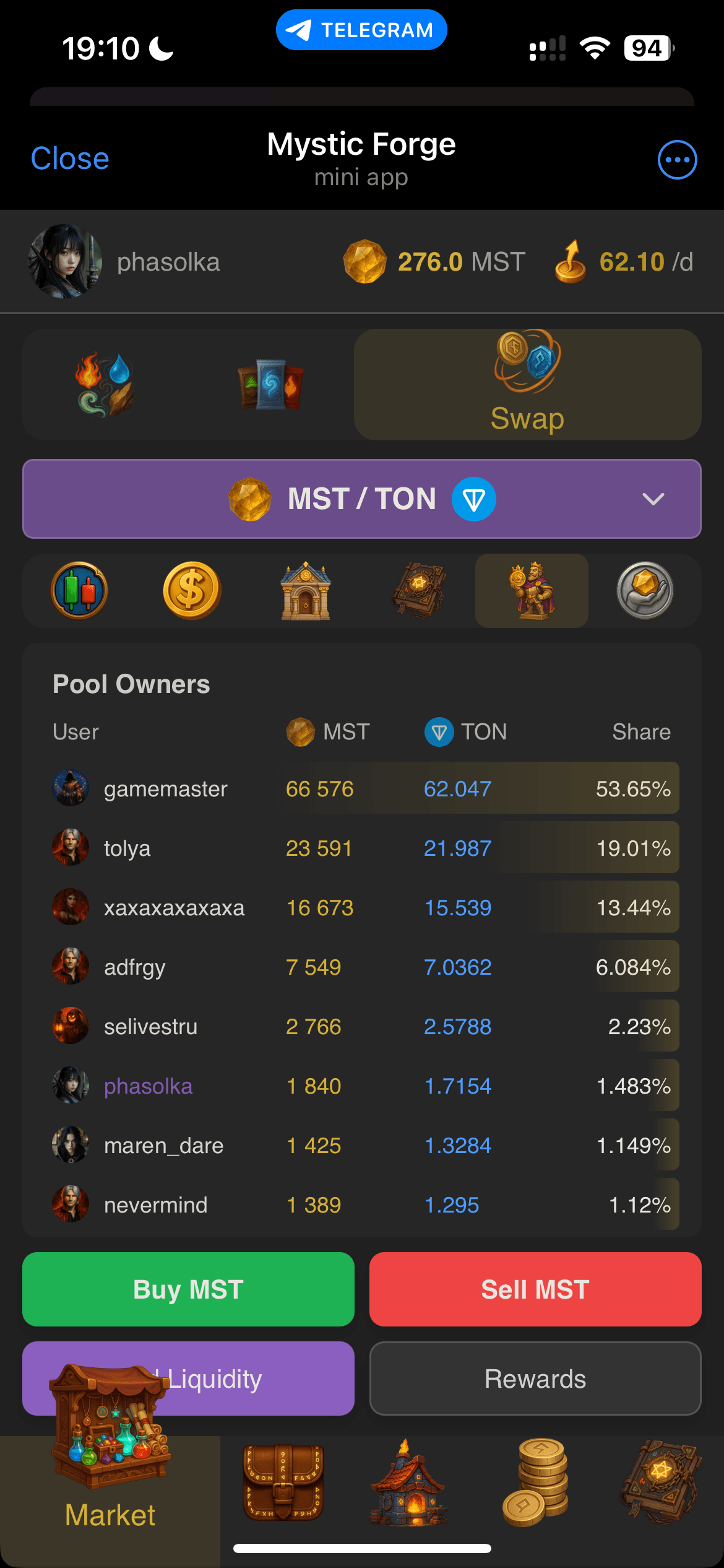 Add liquidity UI